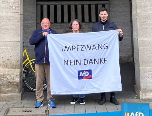 Flash-Demo gegen Zwangsimpfungen